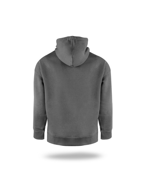 Crimson cut MEN`S SWEATSHIRT BUFFALO GRAY logo embroidery for companies