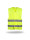 MEN`S VEST HI-VIS SAFETY YELLOW