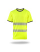 Mark the Helper Men's Hi-Vis Print T-Shirt Yellow/Navy