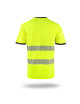 Mark the Helper Men's Hi-Vis Print T-Shirt Yellow/Navy