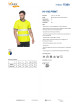 Mark the Helper Men's Hi-Vis Print T-Shirt Yellow/Navy