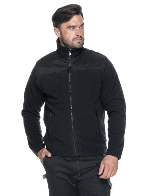 Mark the helper Men`s SWEATSHIRT GUARD BLACK/BLACK with company logo