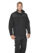 Mark the helper Men`s SWEATSHIRT GUARD BLACK/BLACK with company logo