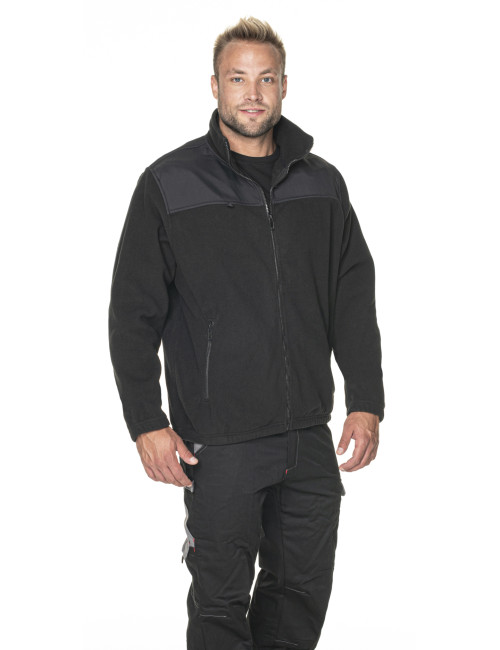 Mark the helper Men`s SWEATSHIRT GUARD BLACK/BLACK with company logo