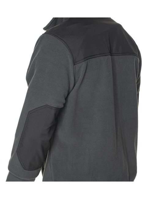 Mark the helper Herren SWEATSHIRT GUARD GRAU/SCHWARZ Stickerei, Aufdruck, Logo
