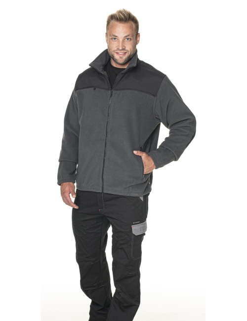 Mark the helper Herren SWEATSHIRT GUARD GRAU/SCHWARZ Stickerei, Aufdruck, Logo