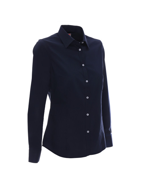 Damenbluse Promostars Ireland in Marineblau