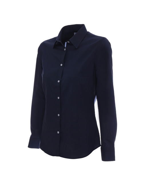 Damenbluse Promostars Ireland in Marineblau