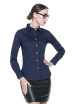 Damenbluse Promostars Ireland in Marineblau