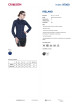 Damenbluse Promostars Ireland in Marineblau