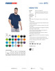 Herren T-Shirt Heavy 170 Hellblau Promostars
