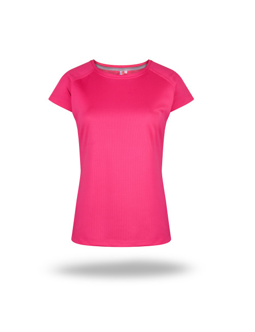 Damen-T-Shirt in kühlem Rosa von Promostars