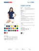 Polo damskie ladies' cotton jasny granatowy Promostars