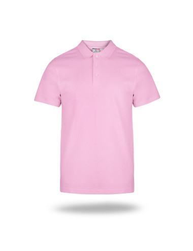 Polo męskie cotton cukierkowy róż Promostars
