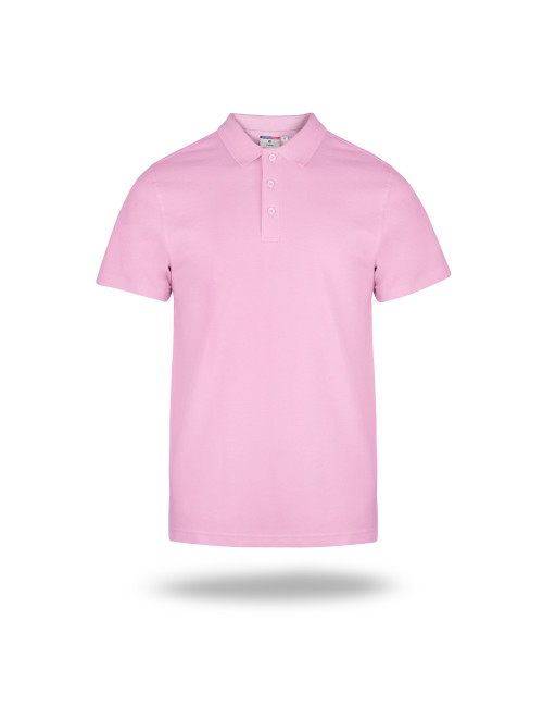 Polo męskie cotton cukierkowy róż Promostars