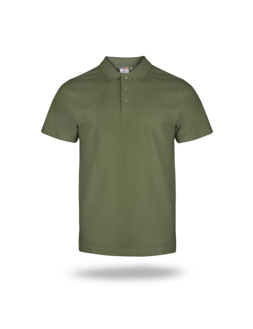 Polo męskie cotton khaki Promostars
