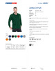 Polo męskie long cotton zielony butelkowy Promostars