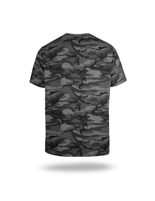Graues Camo-T-Shirt für Herren Promostars/Crimson CUT