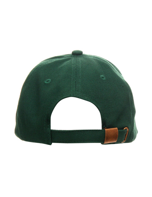 COMFORT BOTTLE GREEN BASEBALL CAP WITH EMBROIDERY