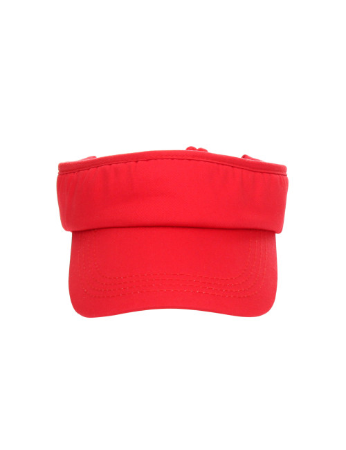Daszek męski sunvisor czerwony Promostars
