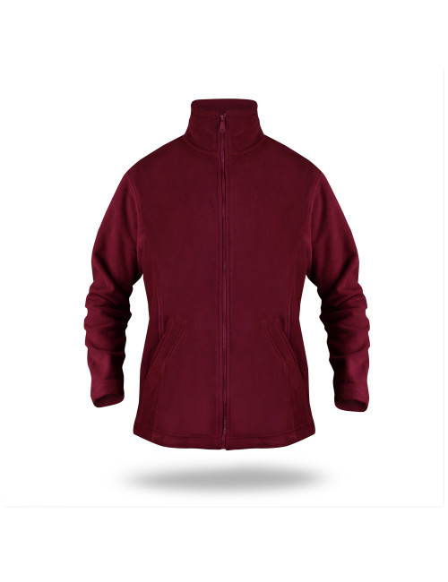 Herren-Fleecejacke Promostars Double Rotwein