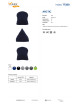 Men`s Arctic cap, navy blue MARK the helper