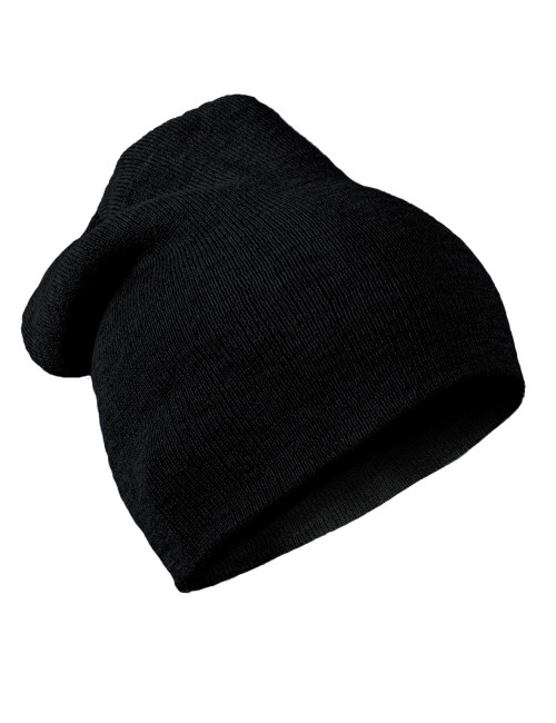 Klasyczna Czapka Zimowa Arctic czarna – 100% Akryl, Lekka 65 g