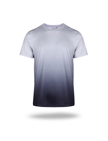 Promostars Shadow Men's T-Shirt Light Gray/Black