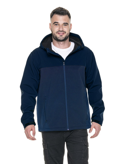 Herrenjacke Promostars Cover dunkelblau/hellblau