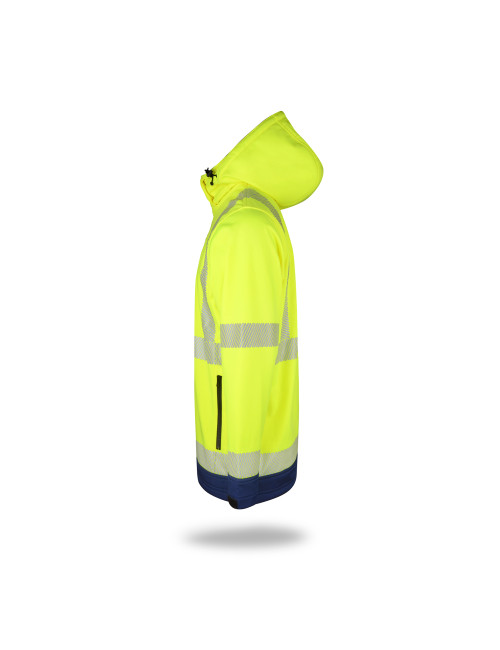 Herrenjacke Promostars Softshell Hi-Vis Print Gelb