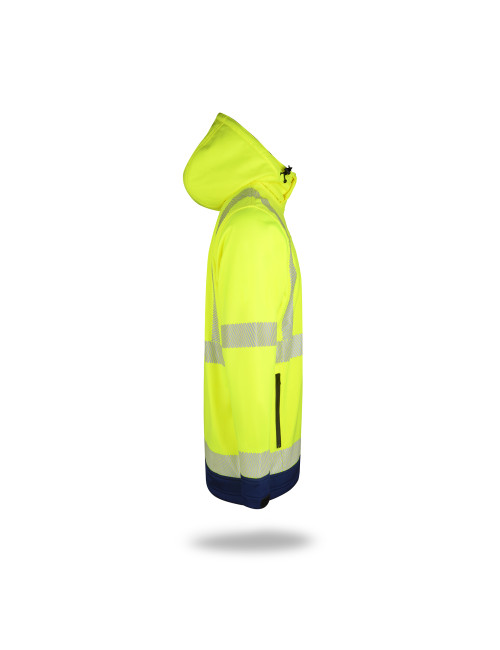 Herrenjacke Promostars Softshell Hi-Vis Print Gelb
