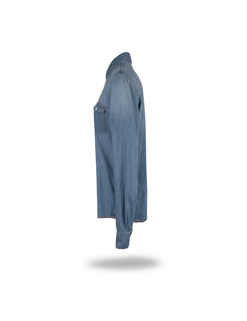 Ladies` western shirt, blue jeans Promostars