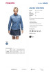 Ladies` western shirt, blue jeans Promostars