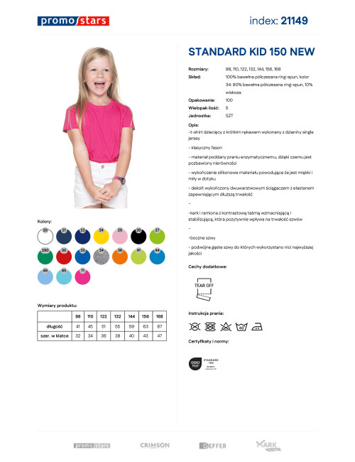 Standard Kid 150 neue rosa Promostars