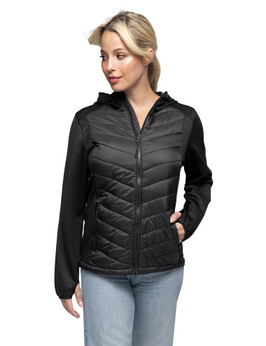 Damenjacke Promostars Ladies' Hybrid schwarz