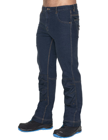 Promostars Hammer Work Pants Navy Blue Denim