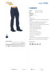 Spodnie robocze Promostars Hammer granatowy jeans - P&M