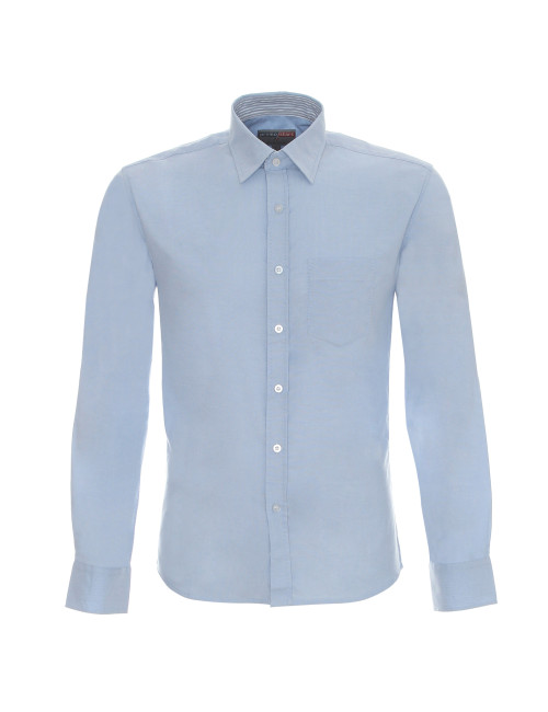 Promostars River Slim Men's Shirt Light Blue