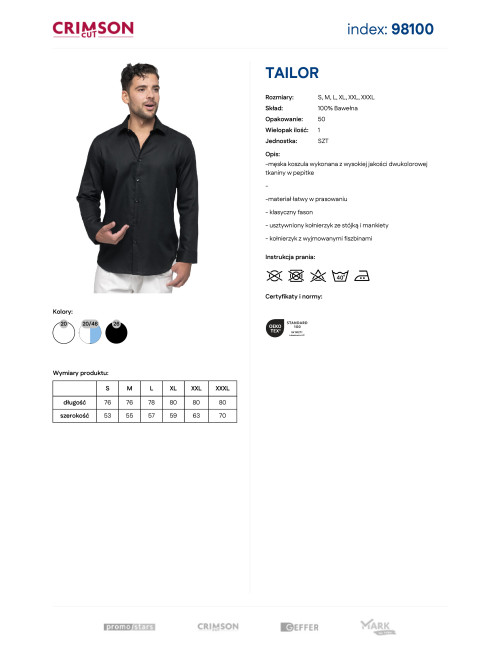 Tailor schwarz Promostars