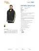 Promostars SOFTSHELL BLACK FLUO Work Softshell Jacket