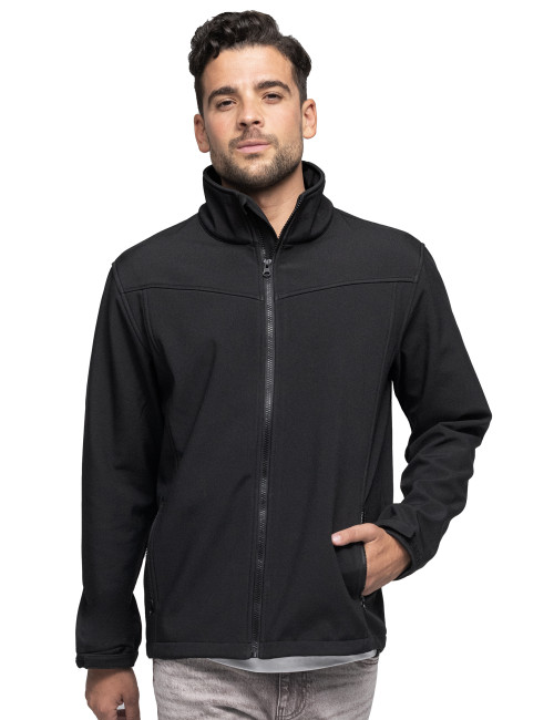 Softshelljacke Promostars Geffer 920 schwarz