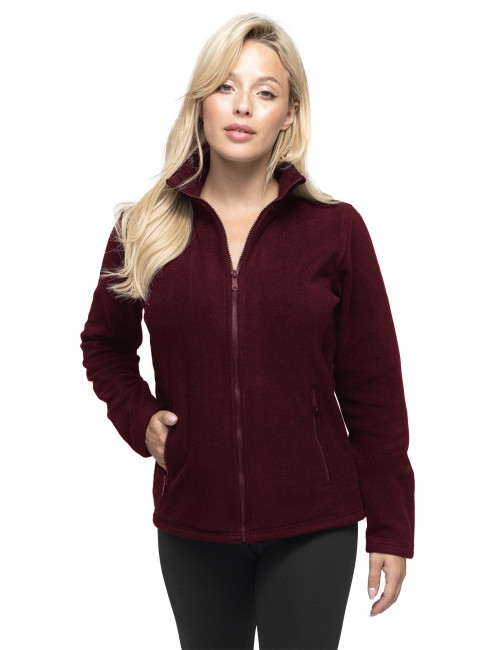 Bluza polar Ladies' double czerwone wino Promostars