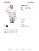 Bluza unisex Promostars Crew Neck biały - P&M