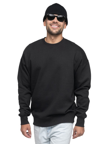 Schwarzes Promostars-Rundhals-Shirt