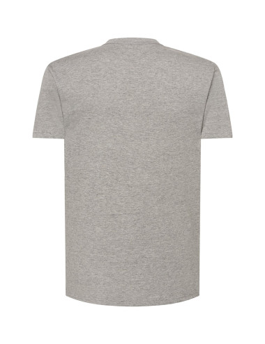Koszulka męska JHK TSUA PICO Urban V-Neck szary melanż - P&M