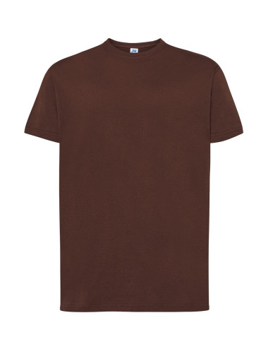 Men`s t-shirt tsra 190 premium chocolate Jhk