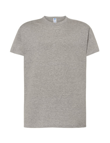 Herren Tsra 190 Premium T-Shirt Grau Melange Jhk