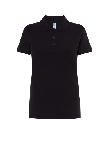 JHK POPL 200 Women's Polo Shirt Black