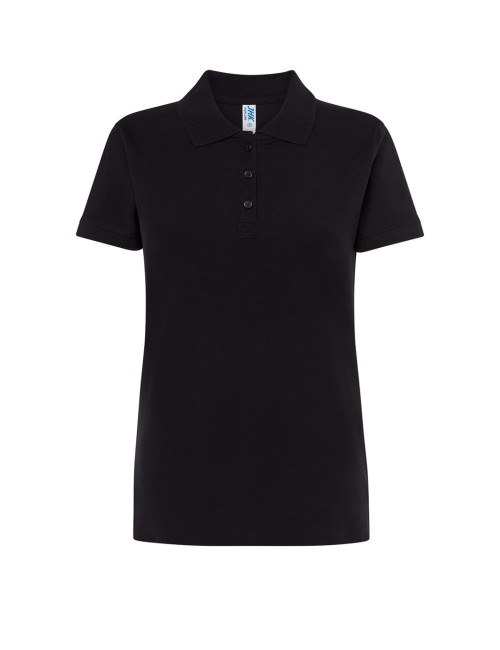 Damenpolo JHK POPL 200 schwarz