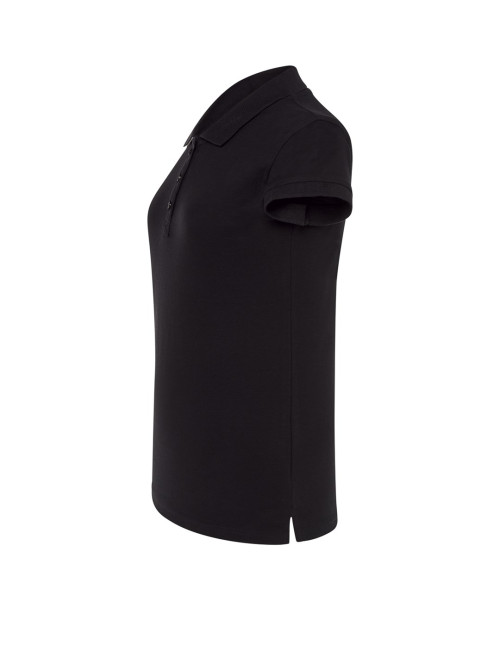 Damenpolo JHK POPL 200 schwarz